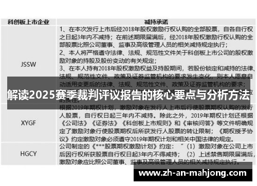 解读2025赛季裁判评议报告的核心要点与分析方法
